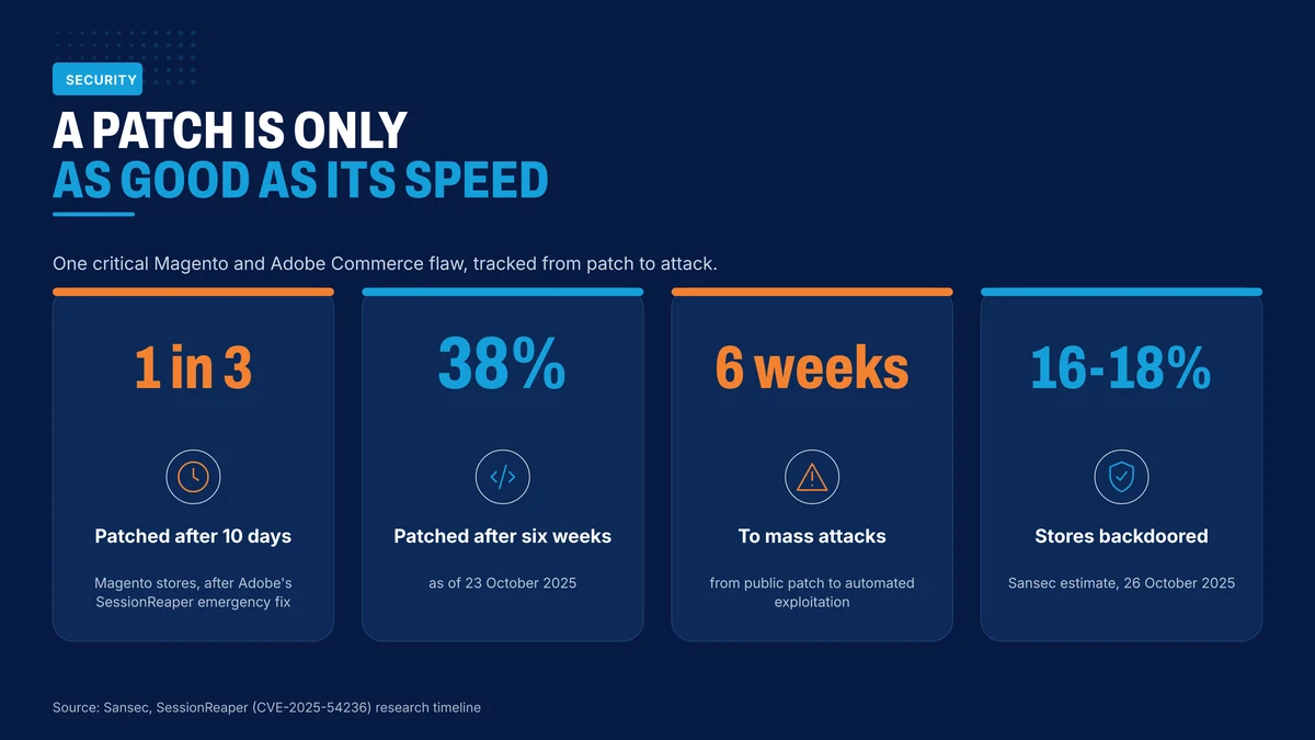 How fast Magento stores patched the SessionReaper flaw, and what followed